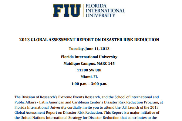 Gar Extreme Events Institute Eei Florida International University 0546